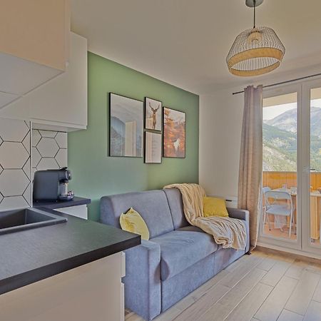 Studio De Charme Avec Vue Sur Le Val D'Allos, Parking Et Wifi Gratuit Eksteriør billede