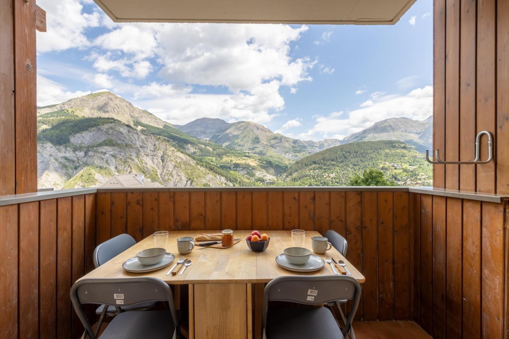 Studio De Charme Avec Vue Sur Le Val D'Allos, Parking Et Wifi Gratuit Eksteriør billede